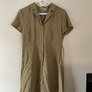 Everlane - Japanese GoWeave Dress - Green/Khaki - 6